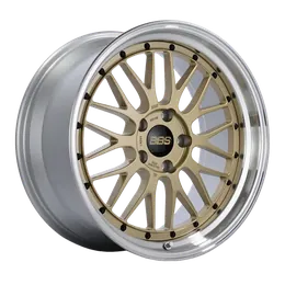 BBS LM in gold with polished lip